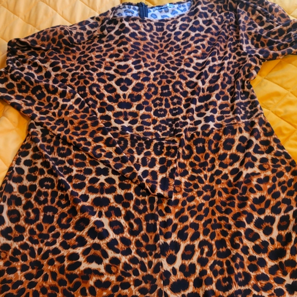 Rebdolls Baddy leopard cat suit